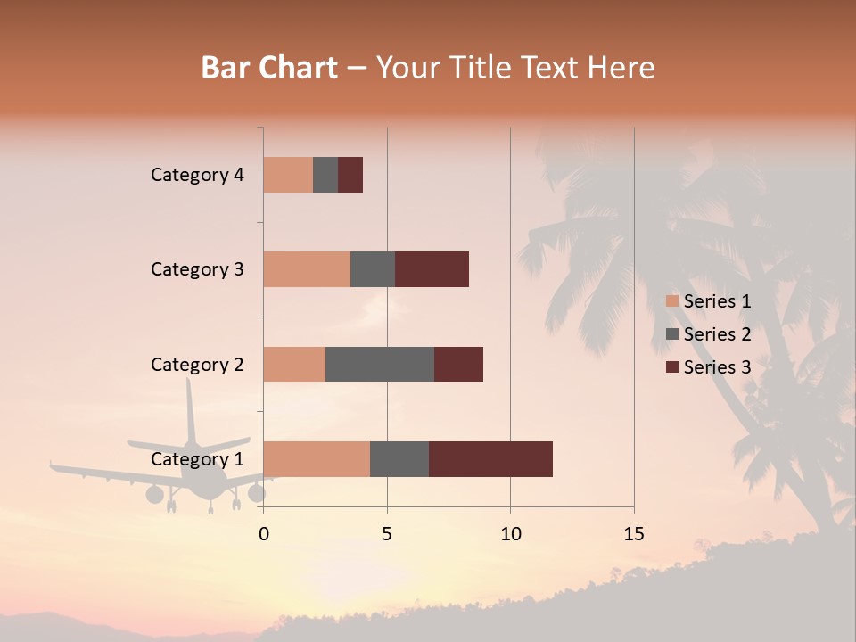 Tropical Descending Silhouette PowerPoint Template