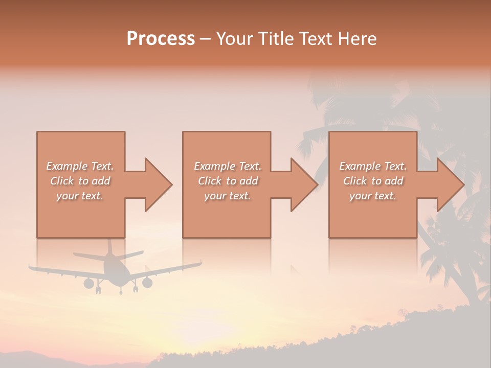 Tropical Descending Silhouette PowerPoint Template