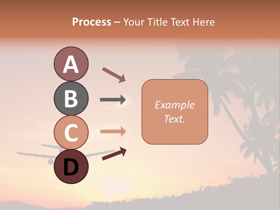 Tropical Descending Silhouette PowerPoint Template