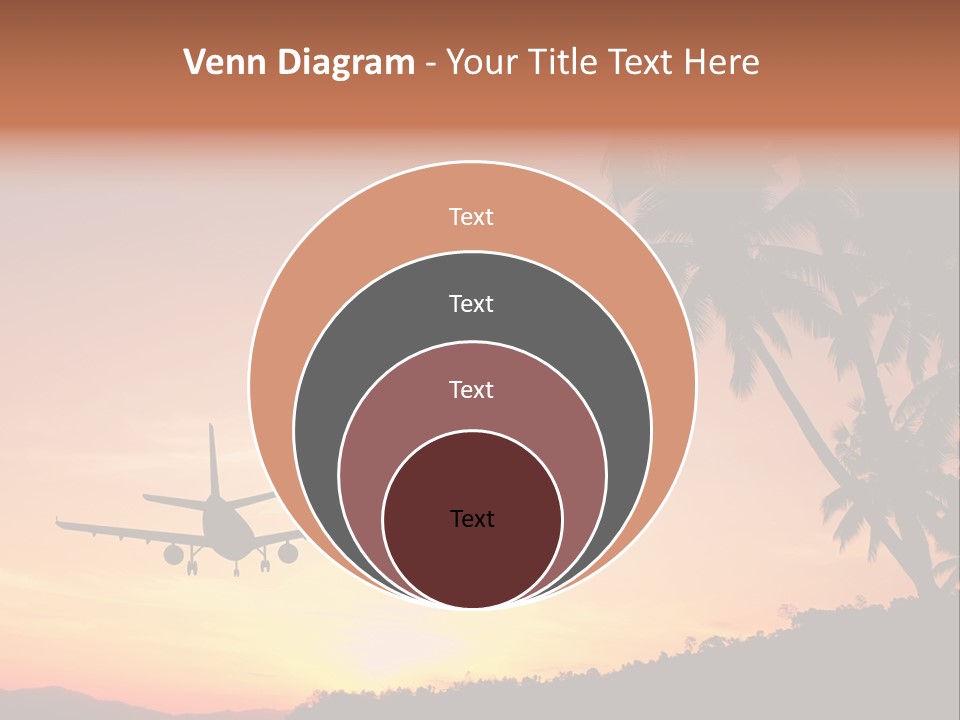Tropical Descending Silhouette PowerPoint Template