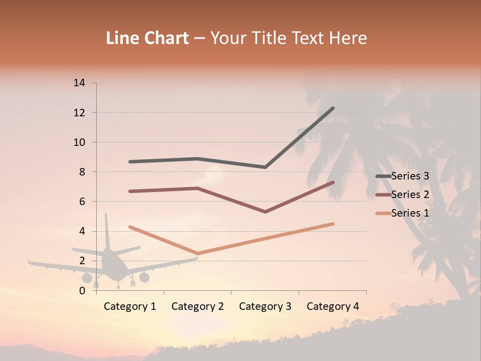 Tropical Descending Silhouette PowerPoint Template