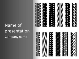 Drive Speed Black PowerPoint Template