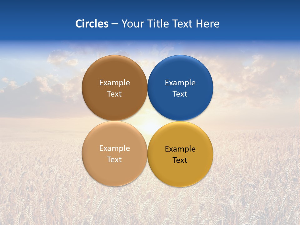 Reap Happiness Living PowerPoint Template