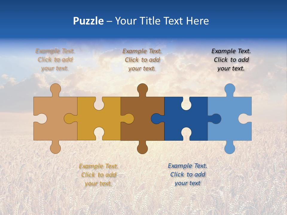 Reap Happiness Living PowerPoint Template