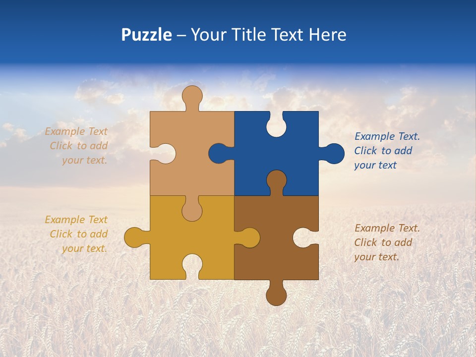 Reap Happiness Living PowerPoint Template