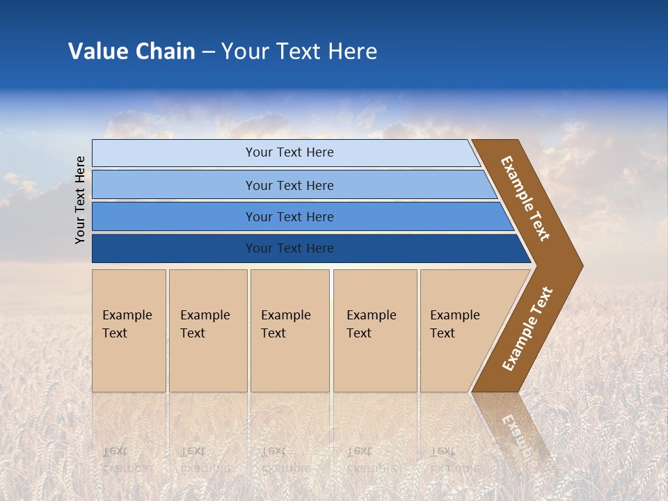 Reap Happiness Living PowerPoint Template