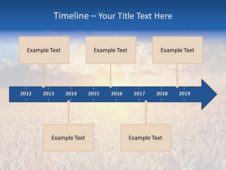 Reap Happiness Living PowerPoint Template