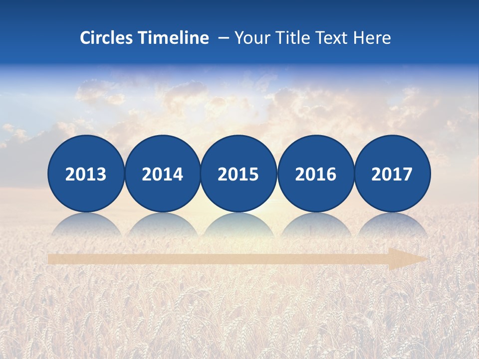 Reap Happiness Living PowerPoint Template