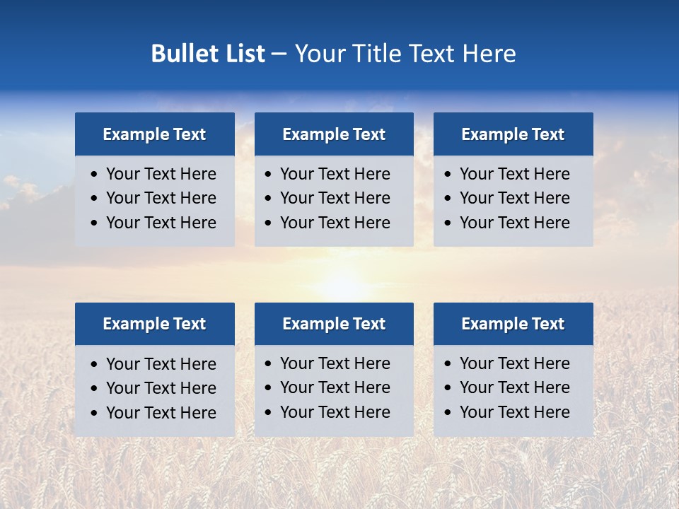 Reap Happiness Living PowerPoint Template