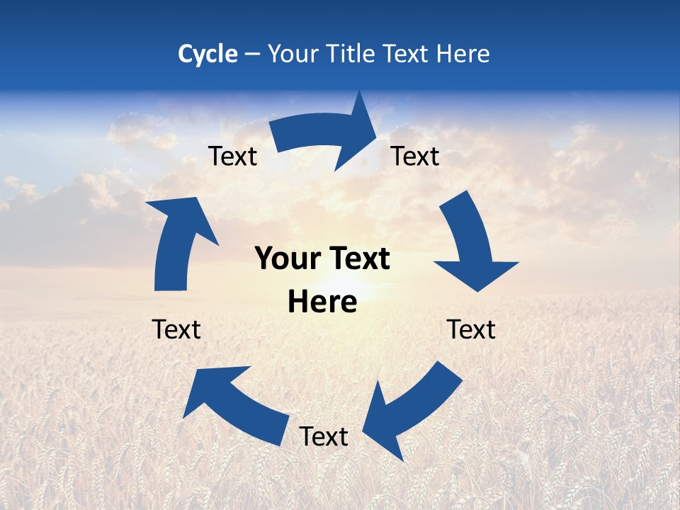 Reap Happiness Living PowerPoint Template