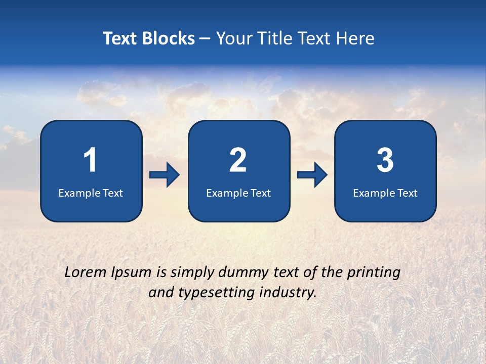 Reap Happiness Living PowerPoint Template
