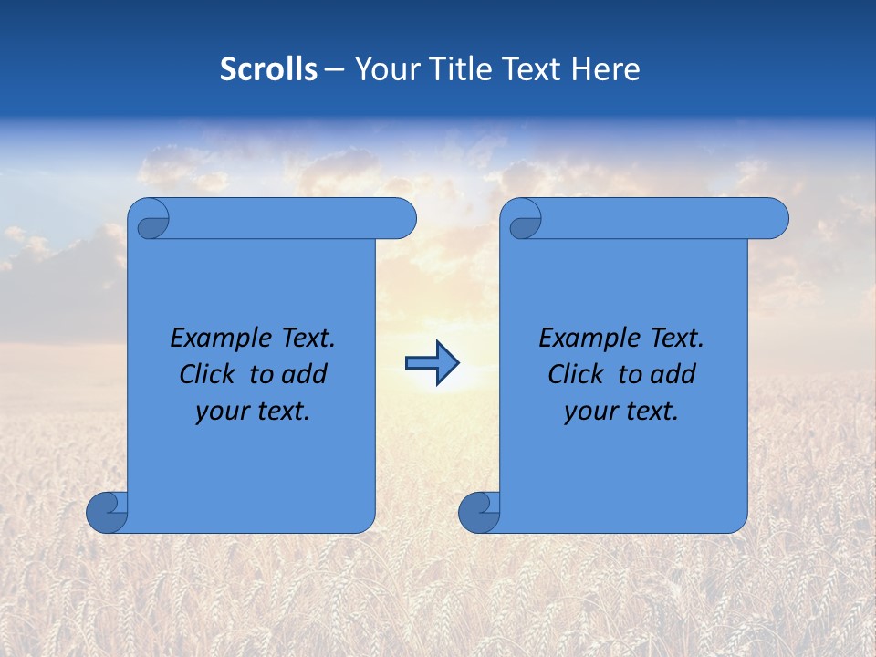 Reap Happiness Living PowerPoint Template