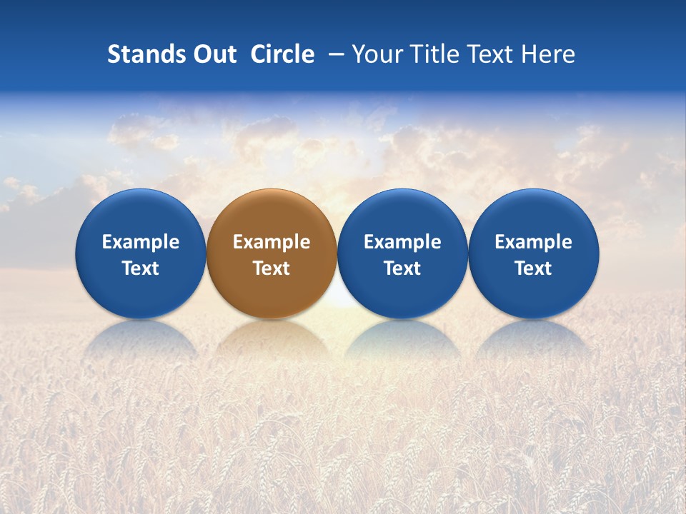 Reap Happiness Living PowerPoint Template