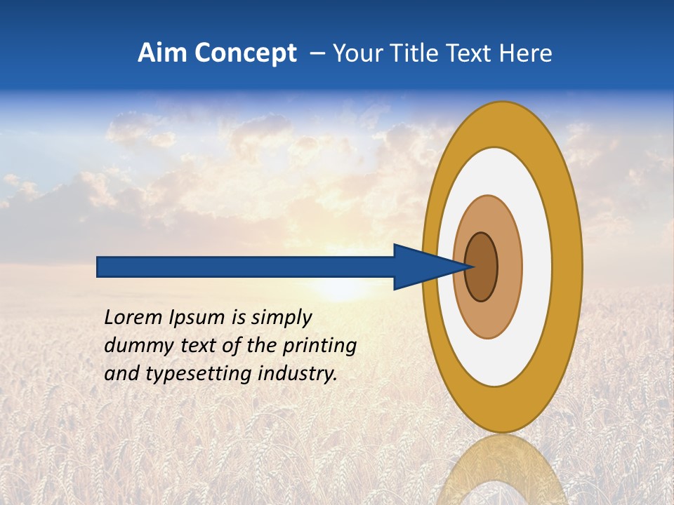 Reap Happiness Living PowerPoint Template