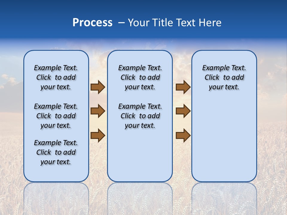 Reap Happiness Living PowerPoint Template