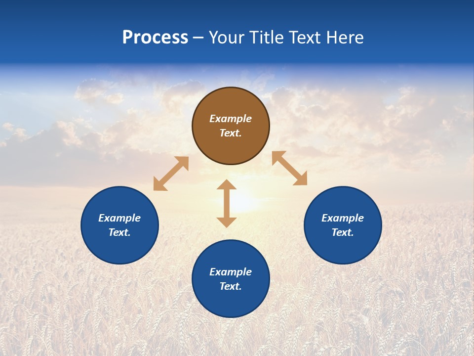Reap Happiness Living PowerPoint Template