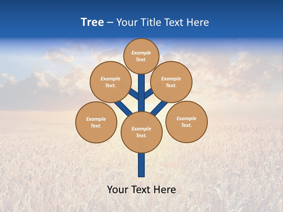 Reap Happiness Living PowerPoint Template