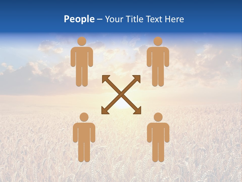 Reap Happiness Living PowerPoint Template