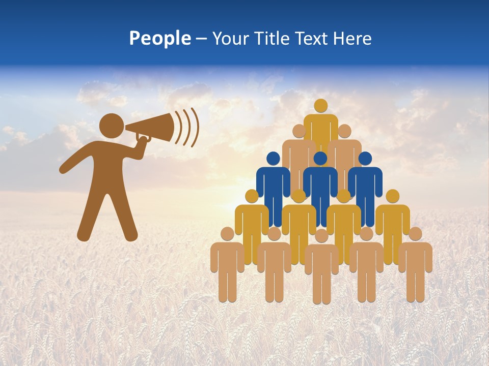 Reap Happiness Living PowerPoint Template