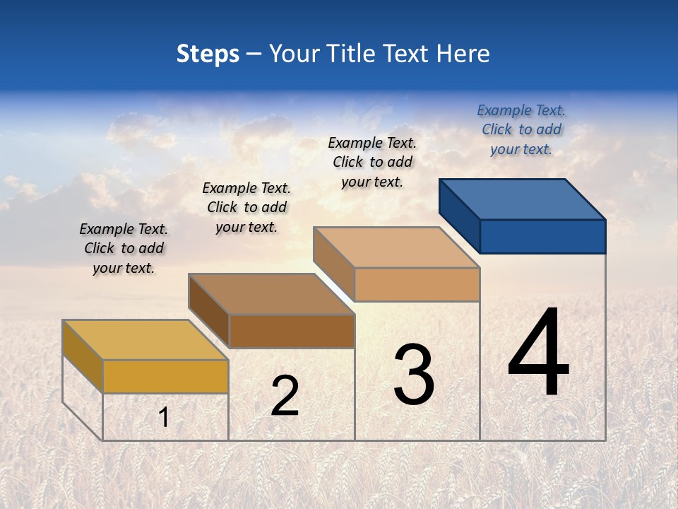 Reap Happiness Living PowerPoint Template