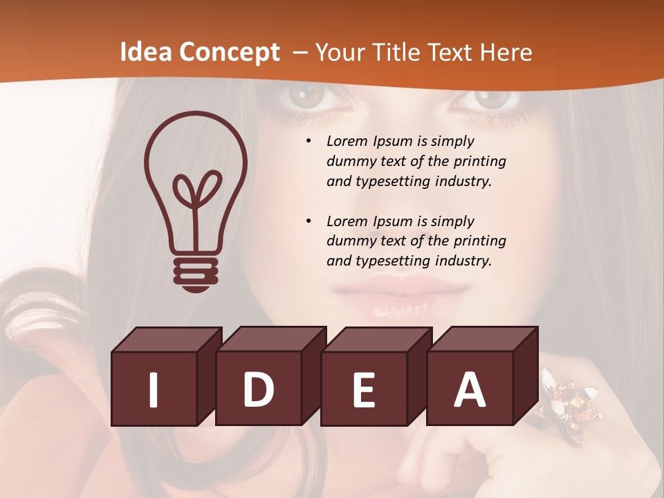 Glamour Long Stylish PowerPoint Template