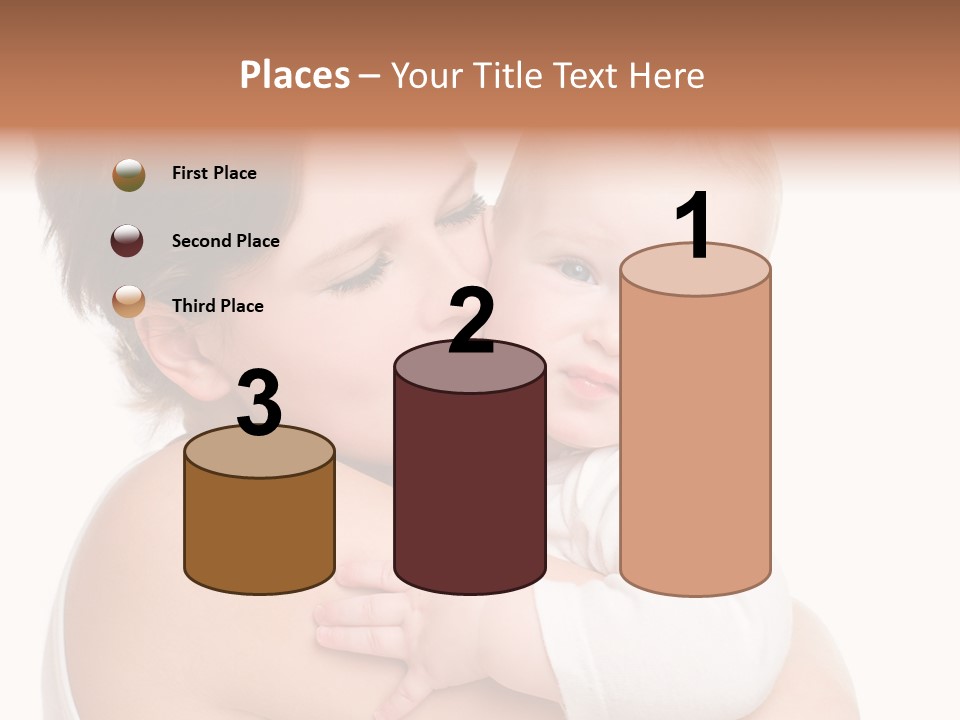 Mother Little Face PowerPoint Template