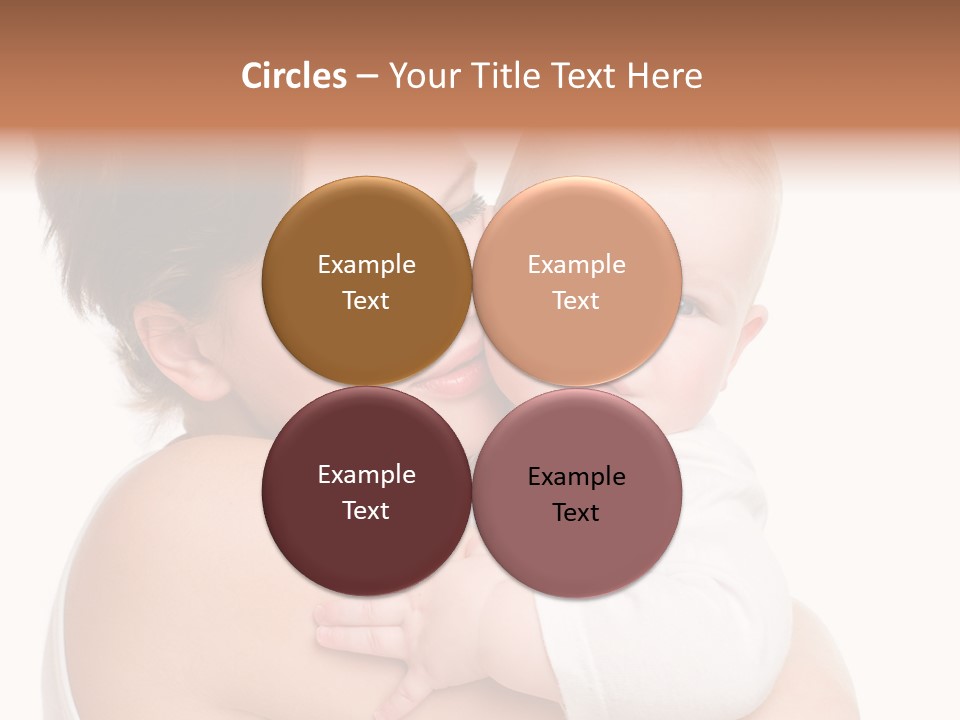 Mother Little Face PowerPoint Template