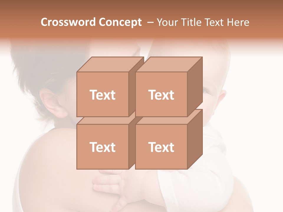 Mother Little Face PowerPoint Template