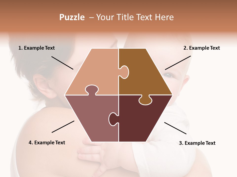 Mother Little Face PowerPoint Template