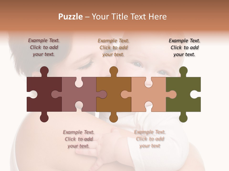 Mother Little Face PowerPoint Template