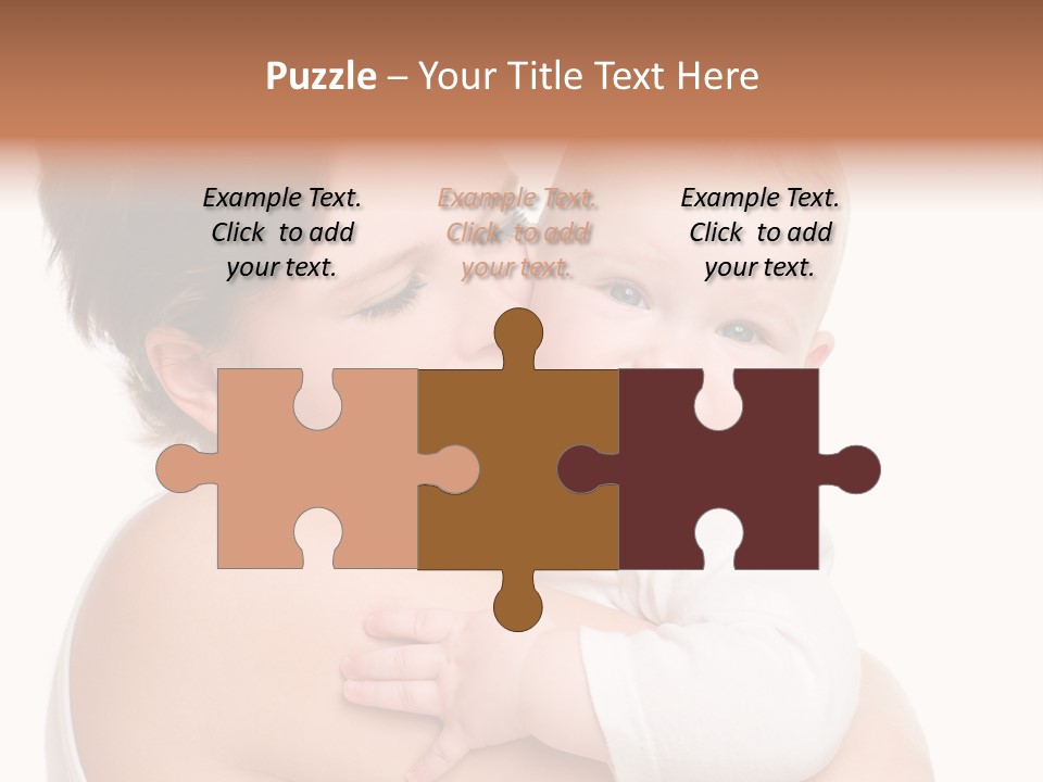 Mother Little Face PowerPoint Template