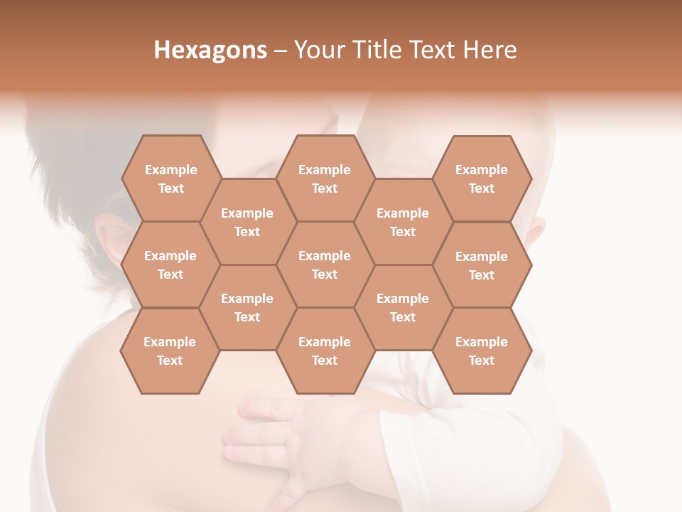 Mother Little Face PowerPoint Template