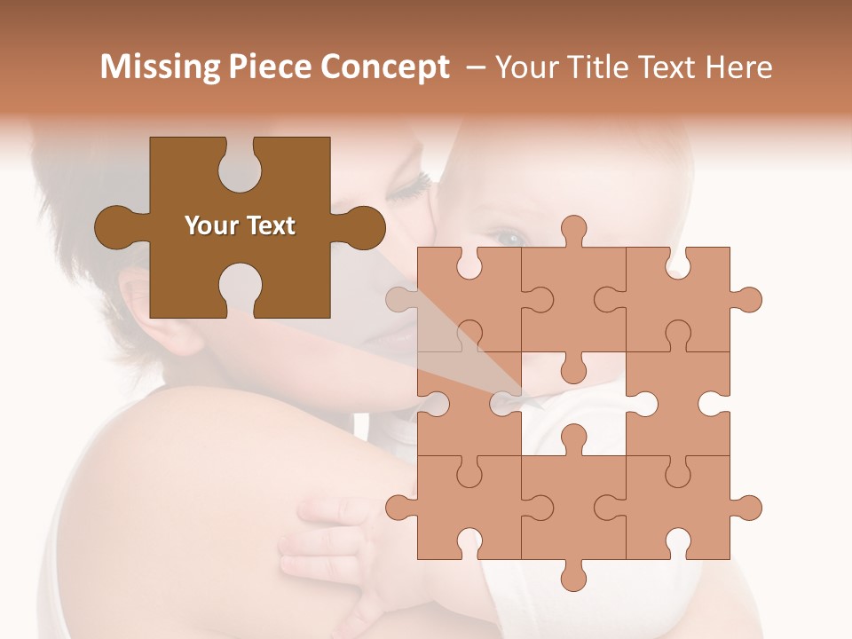 Mother Little Face PowerPoint Template