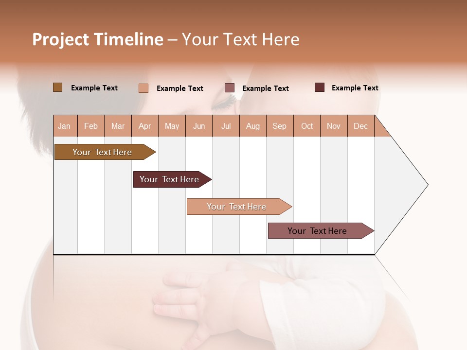 Mother Little Face PowerPoint Template
