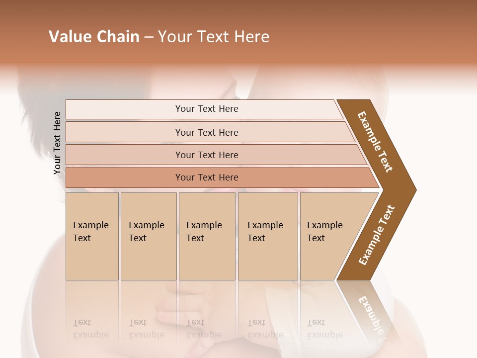 Mother Little Face PowerPoint Template
