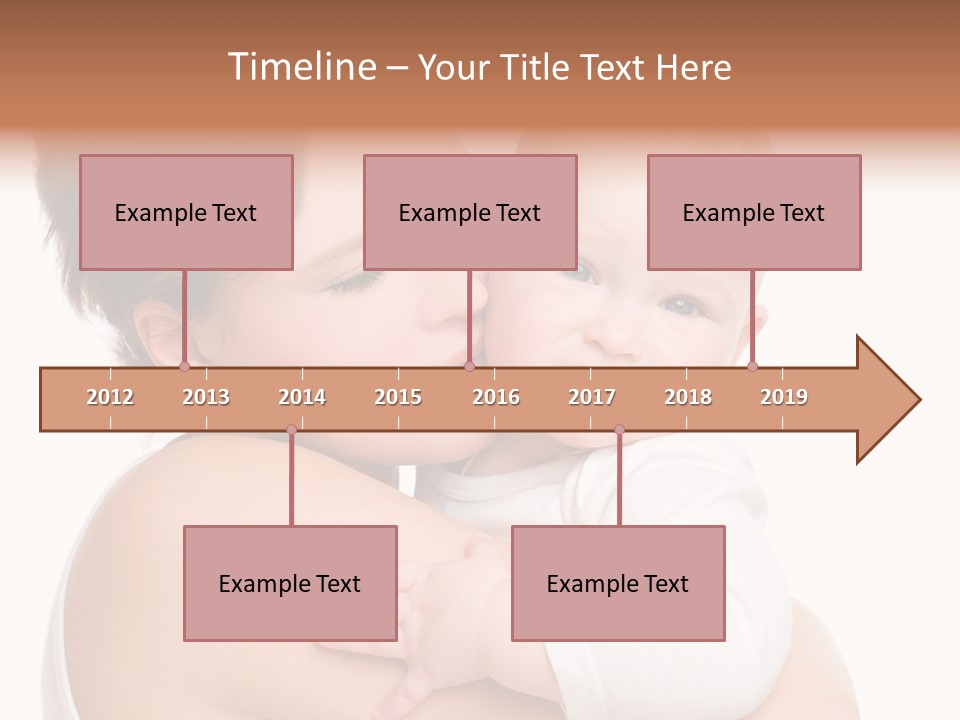 Mother Little Face PowerPoint Template