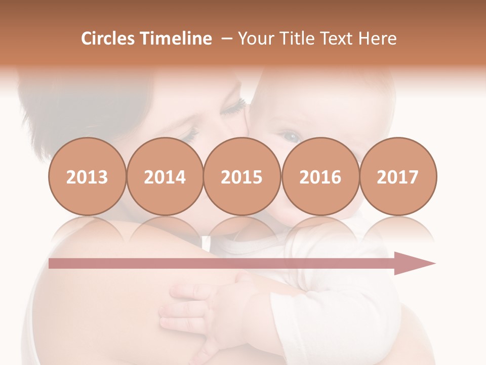 Mother Little Face PowerPoint Template