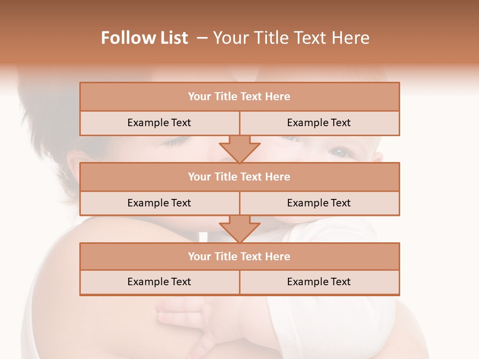Mother Little Face PowerPoint Template