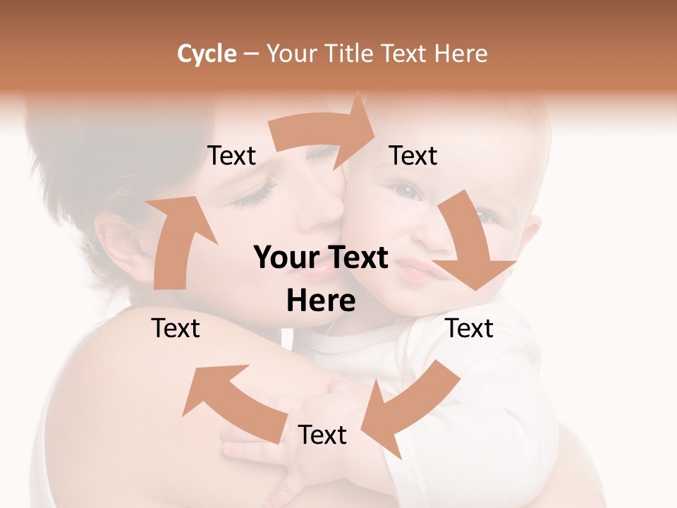Mother Little Face PowerPoint Template