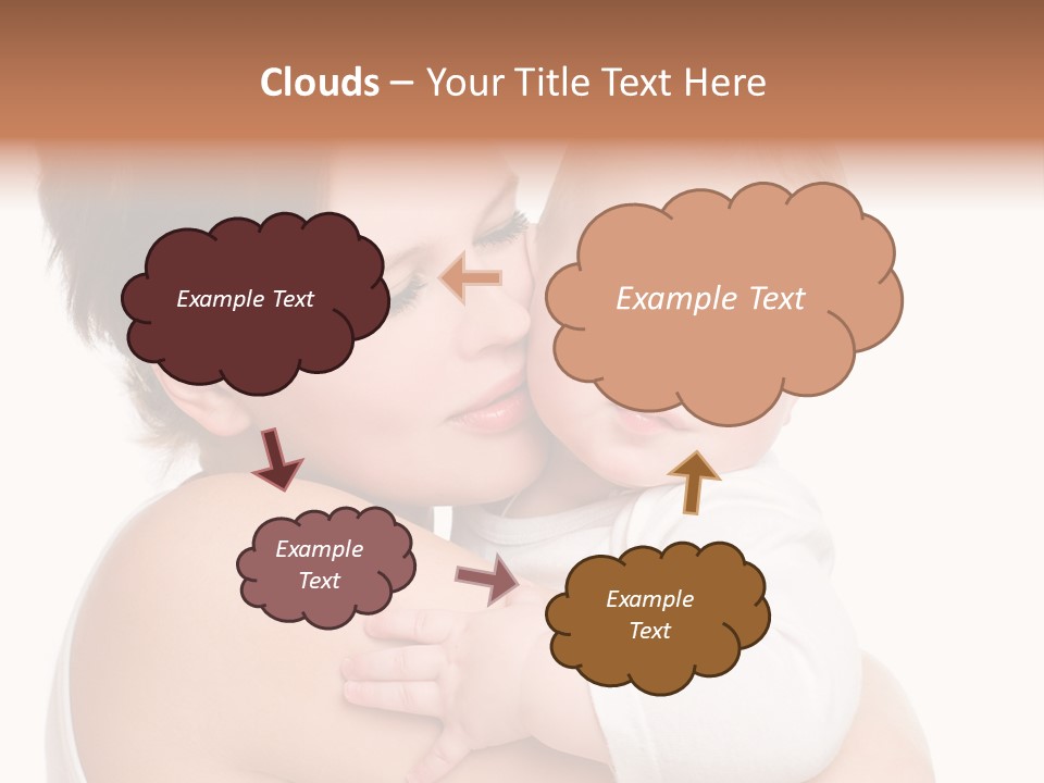 Mother Little Face PowerPoint Template