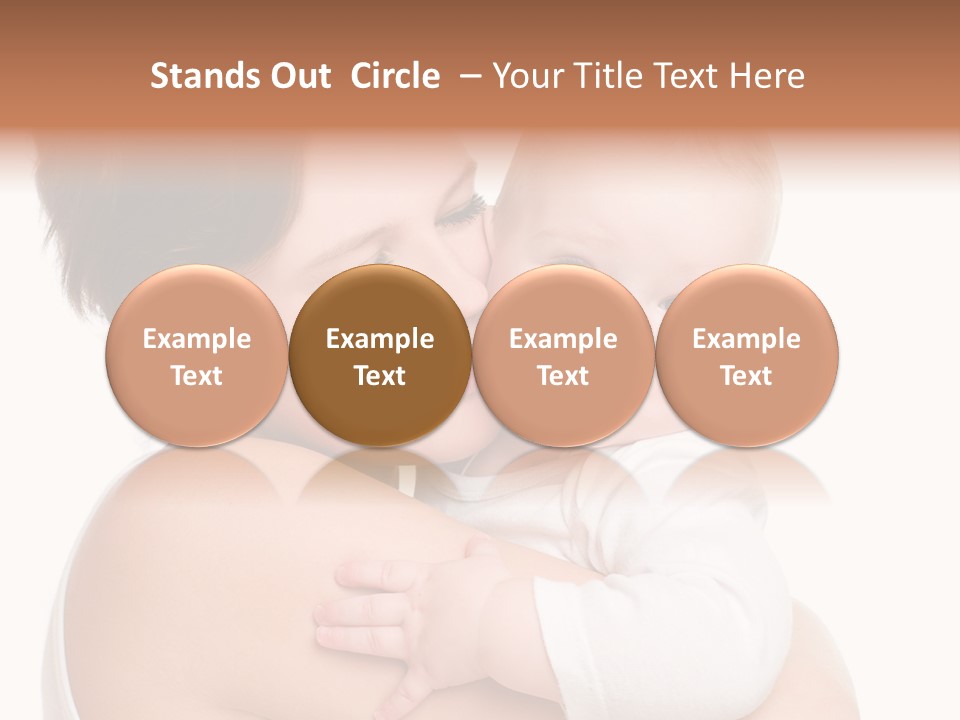 Mother Little Face PowerPoint Template