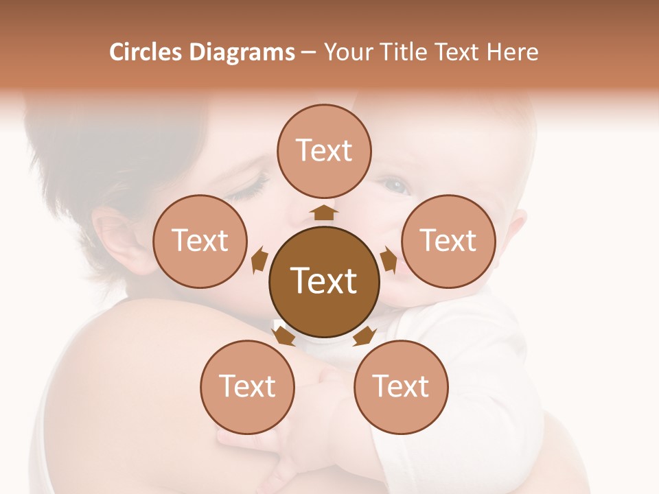 Mother Little Face PowerPoint Template