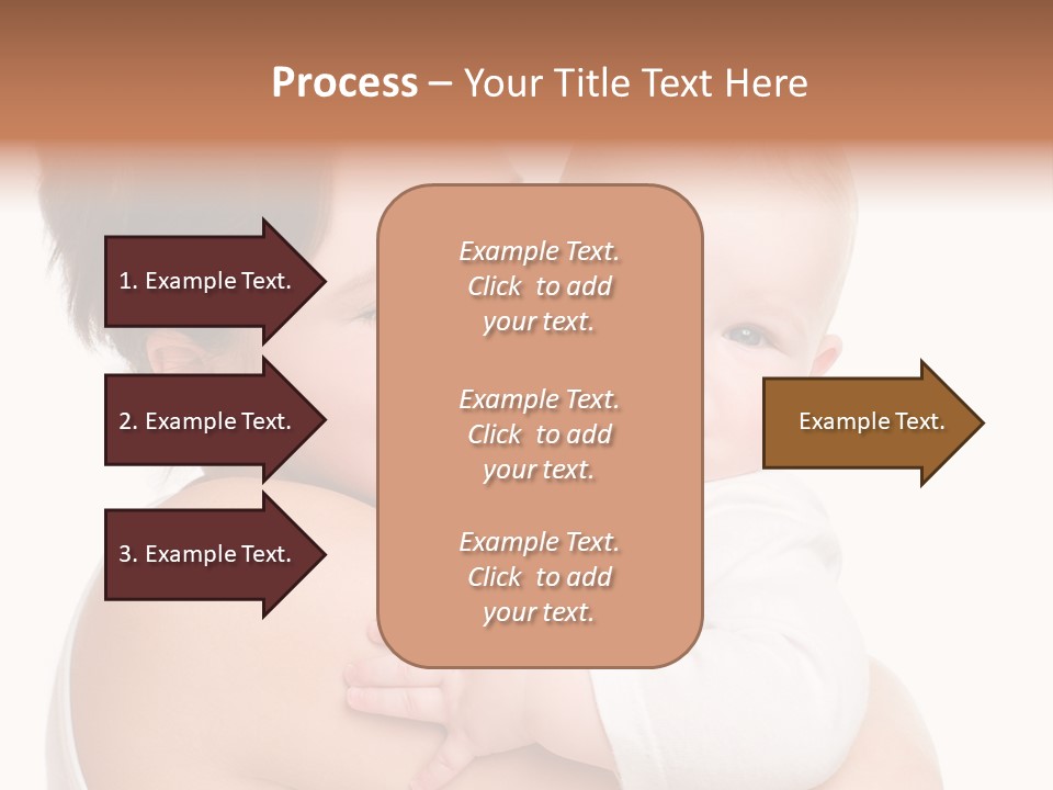 Mother Little Face PowerPoint Template