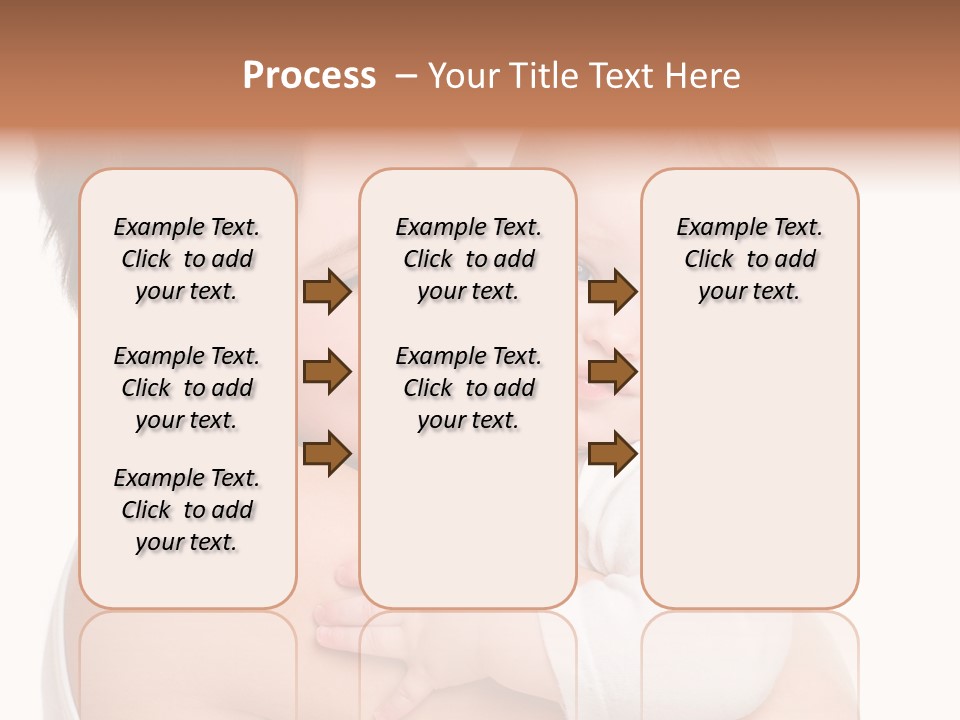 Mother Little Face PowerPoint Template
