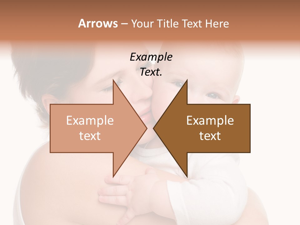 Mother Little Face PowerPoint Template