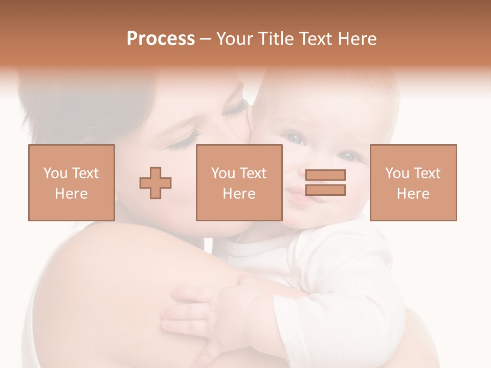 Mother Little Face PowerPoint Template