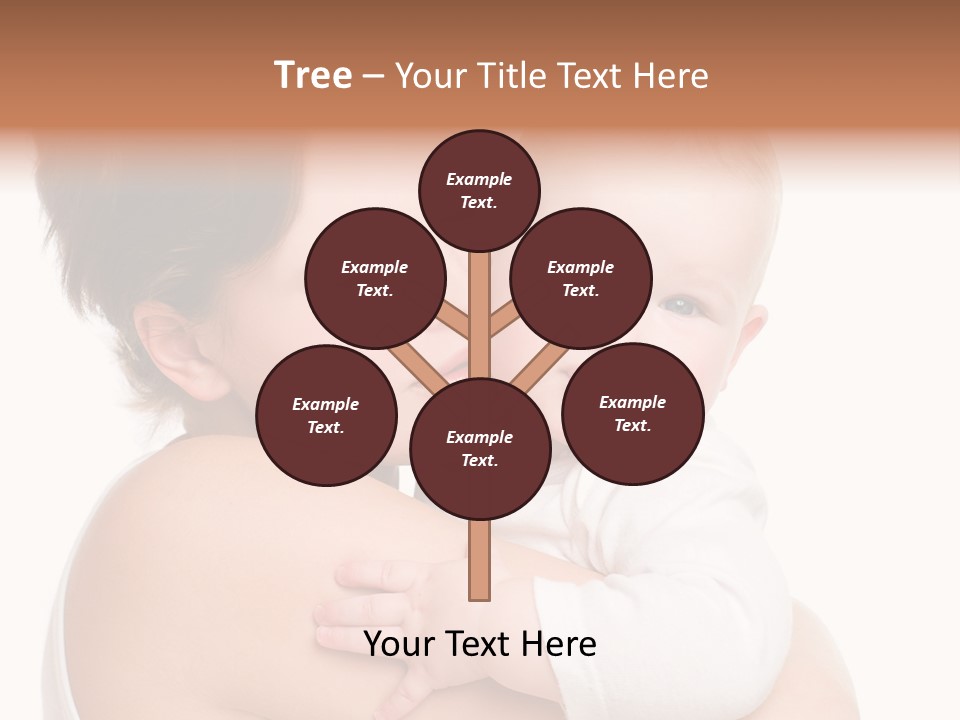 Mother Little Face PowerPoint Template