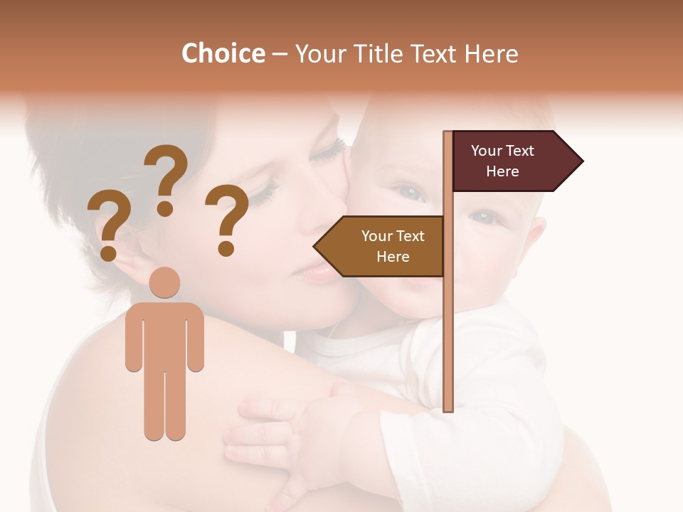 Mother Little Face PowerPoint Template