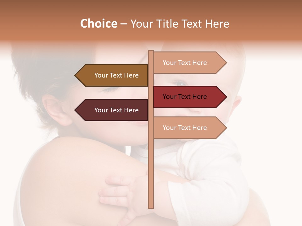 Mother Little Face PowerPoint Template