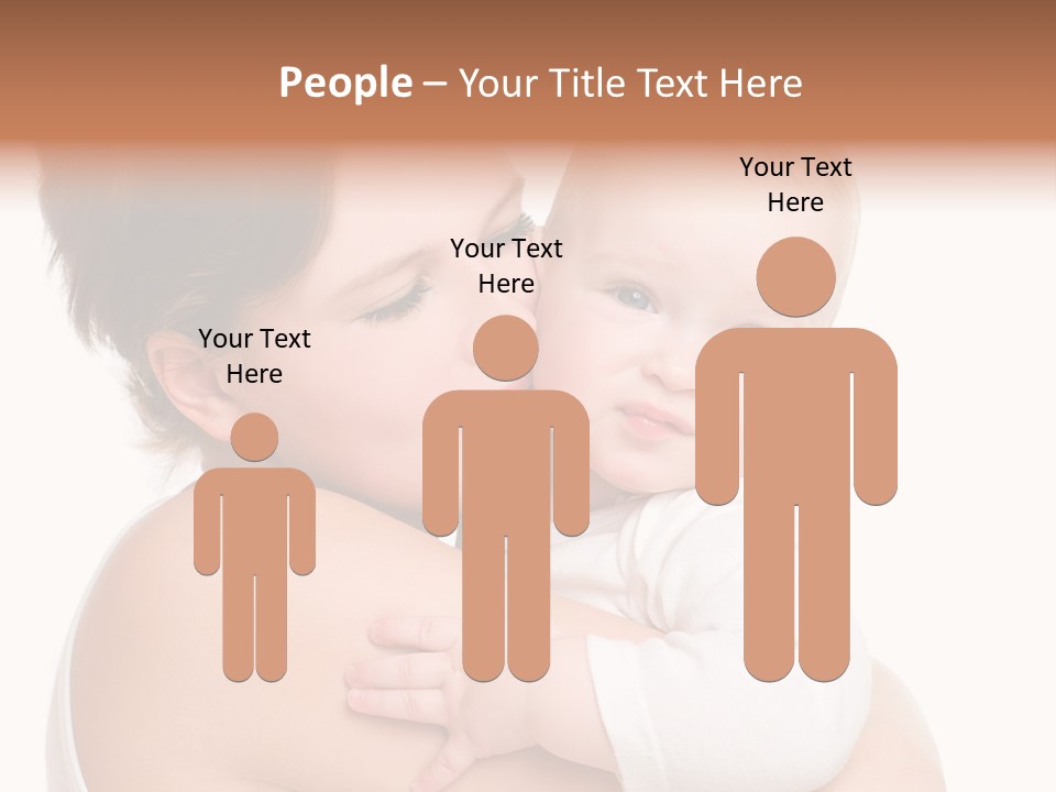 Mother Little Face PowerPoint Template